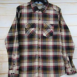 DRAVUS Plaid Flannel Shirt Size Mens M